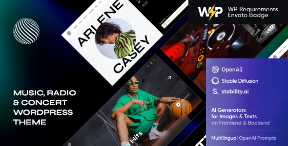 Verse 1.16 - Music Radio & Concert WordPress Theme