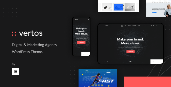 Vertos 1.0.4 - Digital & Marketing Agency WordPress Theme