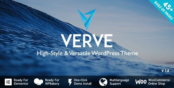 Verve 8.7.2 - High-Style WordPress Theme
