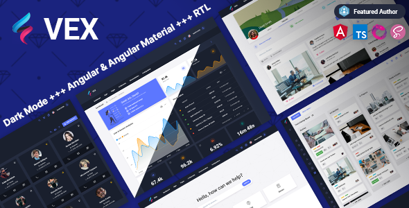 Vex - Angular 17 Material Design Admin Template