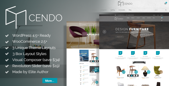 VG Cendo 4.9 - WooCommerce WordPress Theme for Furniture Stores