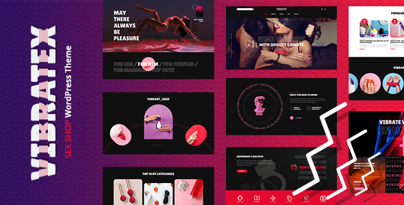 Vibratex 1.0.1 - Adult Toys Shop WordPress Theme