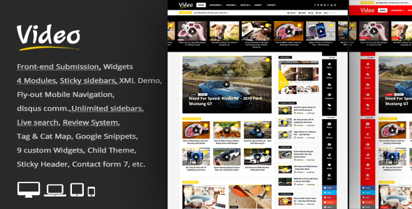Video 4.4 - News  WordPress Magazine  Newspaper Theme