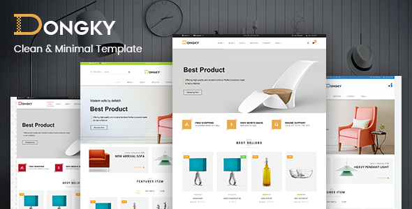 Vina Dongky 1.0 - Clean & Minimal VirtueMart Joomla Template