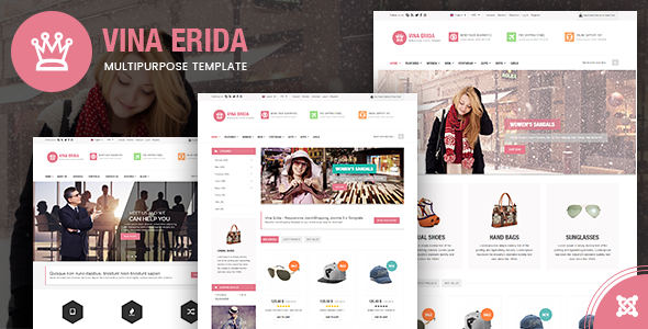 Vina Erida 1.0 - Multipurpose Joomla 3.x Template