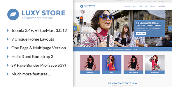 Vina Luxy 1.0 - Multipurpose VirtueMart Joomla Template