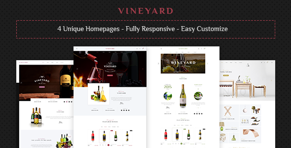 Vineyard 3.0.4 - Wine Store Responsive WooCommerce WordPress Theme