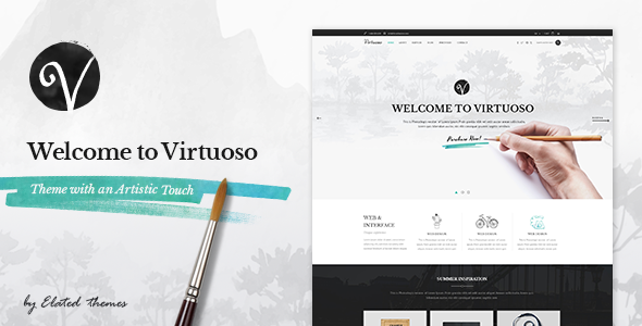 Virtuoso 2.4 - Artist WordPress Theme