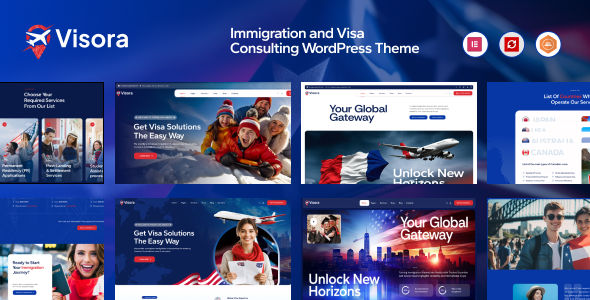 Visora - Immigration and Visa Consulting WordPress Theme