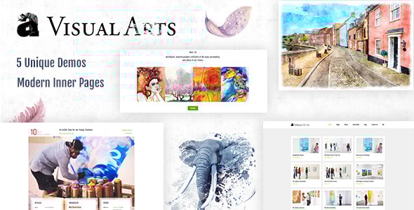 Visual 3.1 - Art  Gallery WordPress Theme