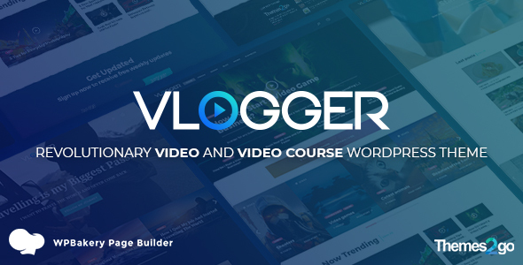 Vlogger 1.3.3 - Professional Video & Tutorials WordPress Theme