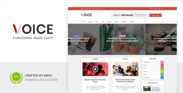 Voice 6.8 News Magazine WordPress Theme