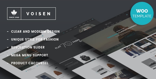 Voisen 1.8.4 - WooCommerce Responsive Fashion Theme