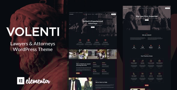 Volenti 1.6.1 - Lawyer Attorney WordPress Theme