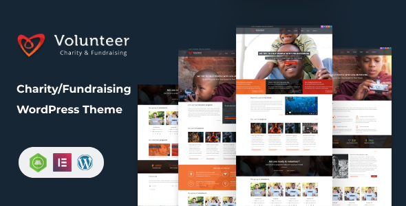 Volunteer 2.0 - CharityFundraising WordPress Theme