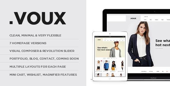 Voux 2.6 - Fashion Shopping Theme