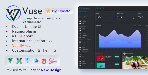 Vuse 15.14.0 - VueJs CLI Material Admin
