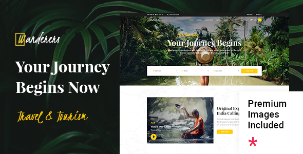 Wanderers 2.0 - Adventure Travel & Tourism WordPress Theme