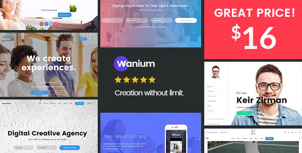 Wanium 2.0 A Elegant Multi-Concept Theme