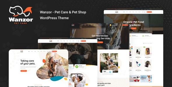 Wanzor 1.2.3 - Pet  WordPress Theme