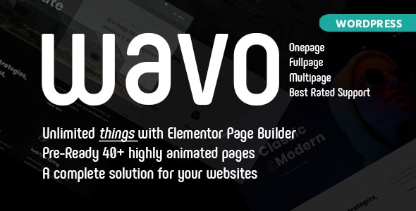 Wavo 4.0 - Creative Portfolio & Agency Theme
