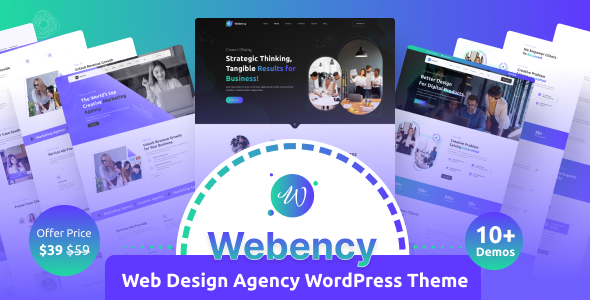 Webency 6.8 - Web Design Agency WordPress Theme