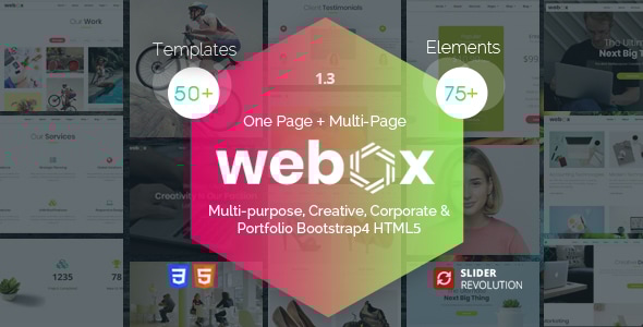 Webox 1.3 - One Page Parallax