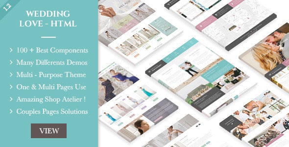 Wedding 1.2 - HTML Template