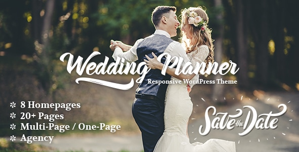 Wedding Planner 7.0 - Responsive WordPress Theme