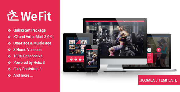 Wefit - Health Sport Gyms and Trainers Template
