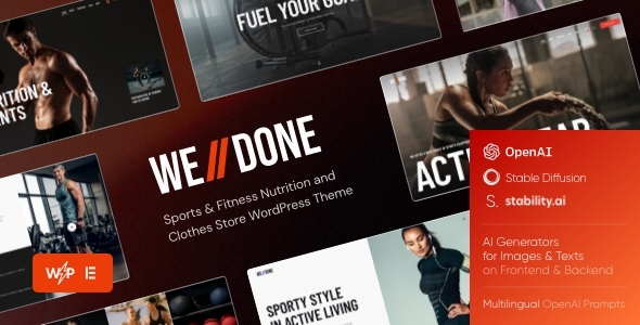 Welldone 2.9 - Sports Store WordPress Theme