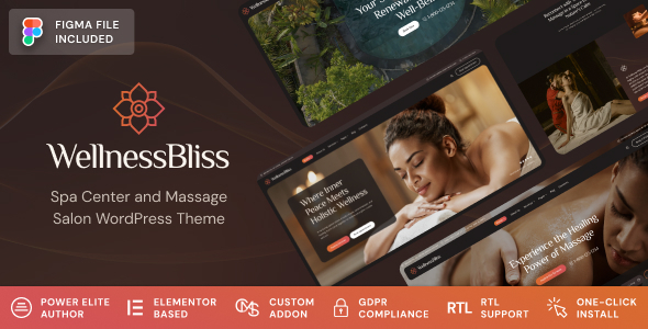 Wellness Bliss 1.0.3 - Massage Salon & Spa WordPress Theme