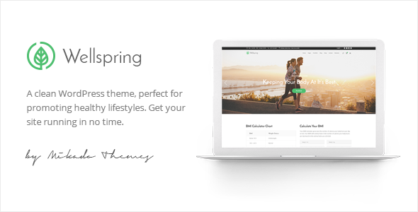 Wellspring 2.8.2 Health Lifestyle & Wellness WordPress Theme