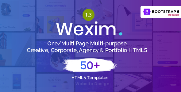 Wexim 1.3 - One Page Parallax