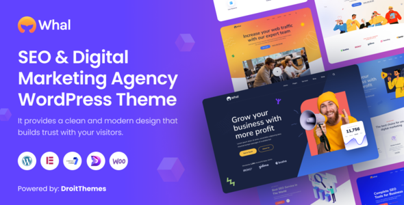 Whal 1.1.5 - Digital Marketing & SEO WordPress Theme