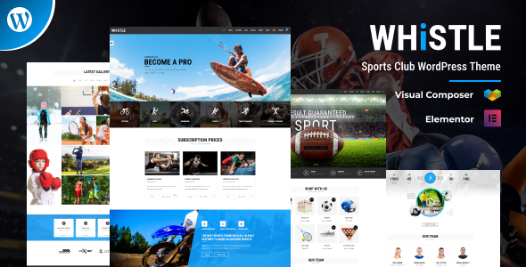 Whistle 20 - Sports Club WordPress