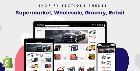 Wholesale - Mobile UIUX Optimized Shopify Theme For B2B & B2C