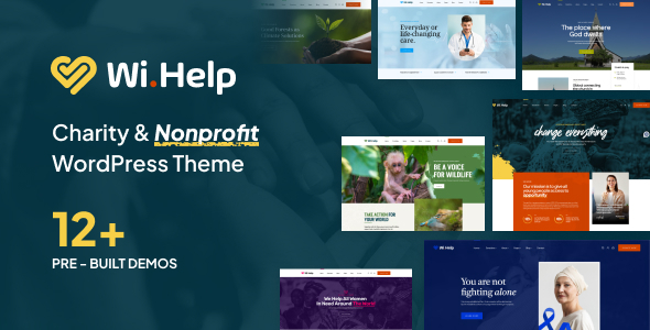 WiHelp 2.0 - Nonprofit Charity WordPress Theme