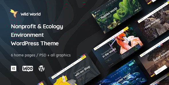 WildWorld 4.0 - Nonprofit & Ecology WordPress Theme