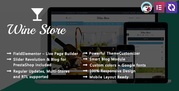 Wine Store 9.0 - Vineyard Elementor PrestaShop Theme