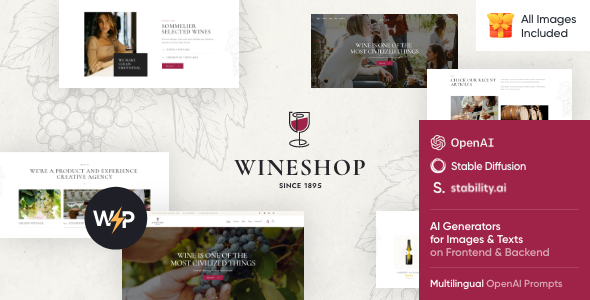 WineShop 3.17 - Food & Wine Store WordPress Theme