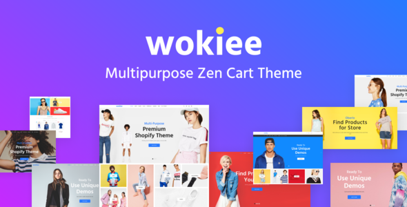 Wokiee 1.1.8 - Multipurpose Zen Cart Theme