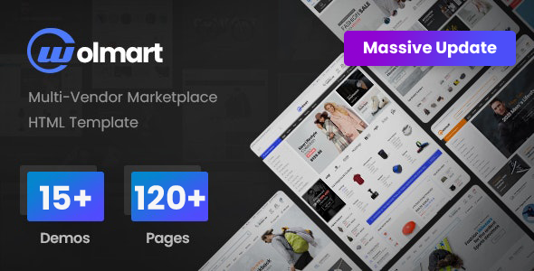 Wolmart 1.1.0 - Marketplace eCommerce HTML Template