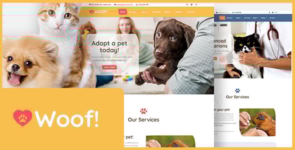 Woof 3.3 - Pet WordPress Theme