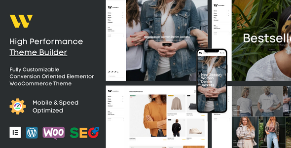 Wooma 3.0 - Fashion Shop Ecommerce Elementor Theme