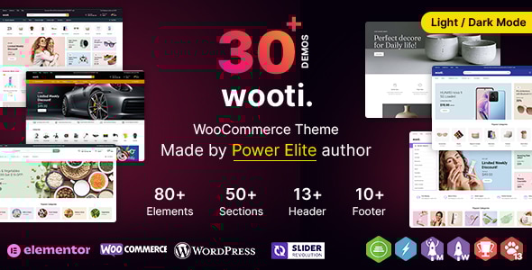 Wooti WP 1.2.0 - Ultimate Multipurpose WordPress WooCommerce Theme