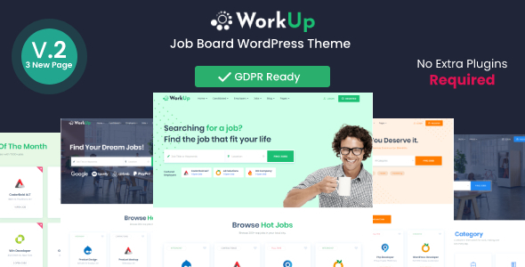 Workup 2.1.54 - Job Board WordPress Theme