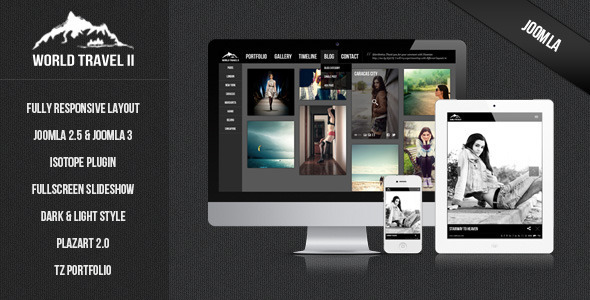 World Travel II 2.7 - Responsive Joomla Template