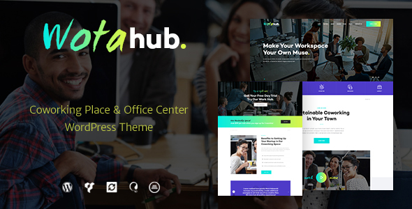WotaHub 1.2.3 - Coworking Space WordPress Theme