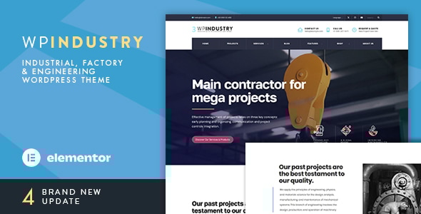 WP Industry 4.1 - Industrial WordPress Theme